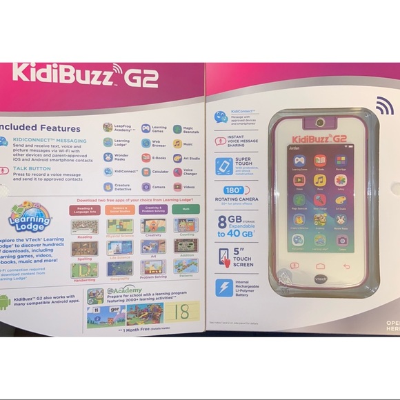 VTech KidiBuzz G2 - Pink - Picture 3 of 9